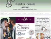 Tablet Screenshot of executivediamonds.ca